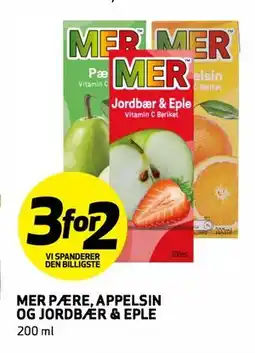 Bunnpris MER PÆRE, APPELSIN OG JORDBÆR & EPLE tilbud
