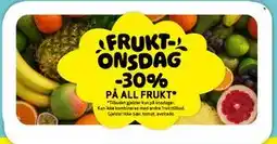 Bunnpris Frukt Onsdag -30% På All Frukt tilbud