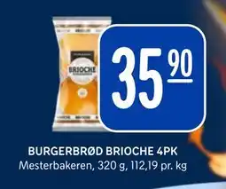Rema 1000 BURGERBRØD BRIOCHE 4PK tilbud