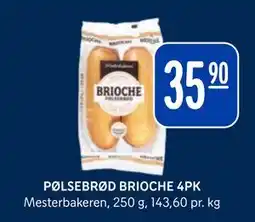 Rema 1000 PØLSEBRØD BRIOCHE 4PK tilbud