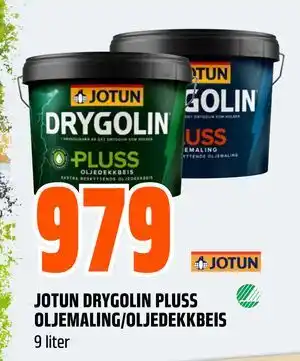 Obs Bygg JOTUN DRYGOLIN PLUSS OLJEMALING/OLJEDEKKBEIS tilbud