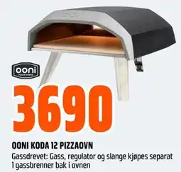Obs Bygg OONI KODA 12 PIZZAOVN tilbud