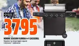 Obs Bygg NORDIC SEASON FLORIDA 4+1 GASSGRILL tilbud