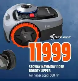 Obs Bygg SEGWAY NAVIMOW I105E ROBOTKLIPPER tilbud