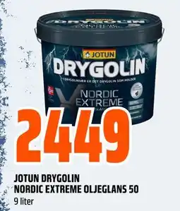 Obs Bygg JOTUN DRYGOLIN NORDIC EXTREME OLJEGLANS 50 tilbud