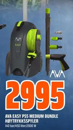 Obs Bygg AVA EASY P55 MEDIUM BUNDLE HØYTRYKKSSPYLER tilbud