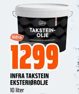 Obs Bygg INFRA TAKSTEIN EKSTERIØROLJE tilbud