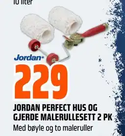 Obs Bygg JORDAN PERFECT HUS OG GJERDE MALERULLESETT 2 PK tilbud