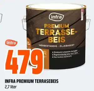 Obs Bygg INFRA PREMIUM TERRASEBEIS tilbud
