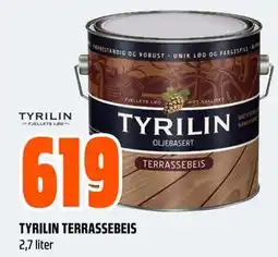 Obs Bygg TYRILIN TERRASSEBEIS tilbud