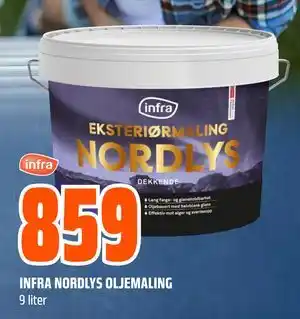 Obs Bygg INFRA NORDLYS OLJEMALING tilbud