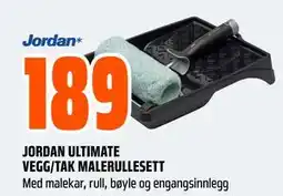 Obs Bygg JORDAN ULTIMATE VEGG/TAK MALERULLESETT tilbud