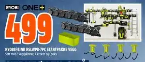 Obs Bygg RYOBI LINK RSLWPK-7PC STARTPAKKE VEGG tilbud