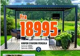 Obs Bygg KRIFON STAVERN PERGOLA tilbud