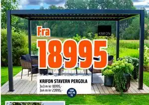 Obs Bygg KRIFON STAVERN PERGOLA tilbud