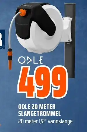 Obs Bygg ODLE 20 METER SLANGETROMMEL tilbud