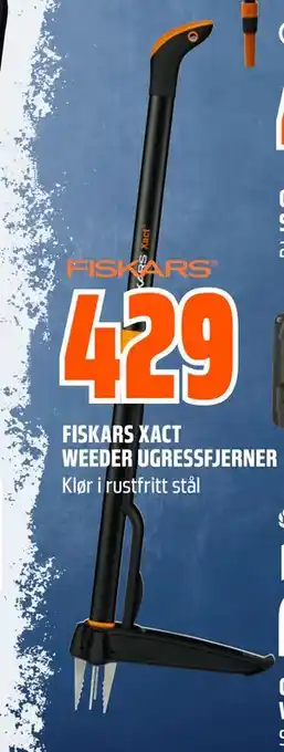 Obs Bygg FISKARS XACT WEEDER UGRESSFJERNER tilbud