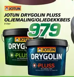 Coop Byggmix JOTUN DRYGOLIN PLUSS OLJEMALING/OLJEDEKKBEIS tilbud