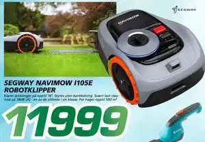 Coop Byggmix SEGWAY NAVIMOW I105E ROBOTKLIPPER tilbud