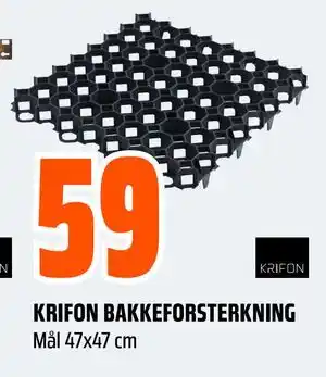 Obs Bygg KRIFON BAKKEFORSTERKNING tilbud