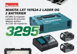 Coop Byggmix MAKITA LXT 197624-2 LADER OG 2 BATTERIER tilbud