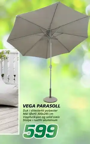 Coop Byggmix VEGA PARASOLL tilbud