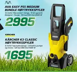 Coop Byggmix KÄRCHER K3 CLASSIC HØYTRYKKSSPYLER tilbud