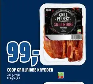 Coop Obs COOP GRILLRIBBE KRYDDER tilbud