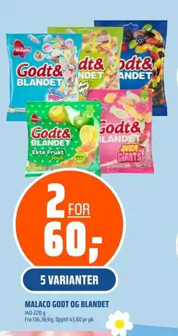 Coop Obs MALACO GODT OG BLANDET tilbud