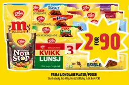 Coop Prix FREIA Sjokoladeplater/poser tilbud