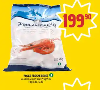 Coop Prix Polar frosne reker tilbud