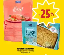 Coop Prix LERØY Fiskemiddager tilbud