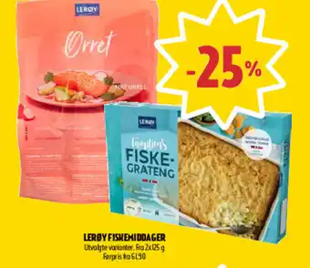 Coop Prix LERØY Fiskemiddager tilbud