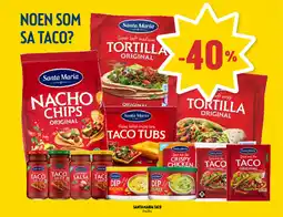 Coop Prix SANTA MARIA Taco tilbud