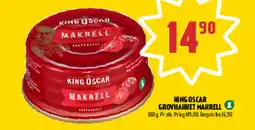 Coop Prix KING OSCAR Grovhakket makrell tilbud