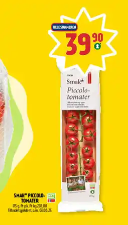 Coop Prix Smak piccolo- nyi tomater tilbud