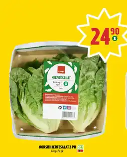 Coop Prix COOP Norsk hjertesalat 2 pk tilbud