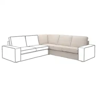 IKEA Kivik Hjørnemodul, Tresund lys beige tilbud