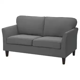 IKEA Ekholma 2-seters sofa, Hakebo mørk grå tilbud