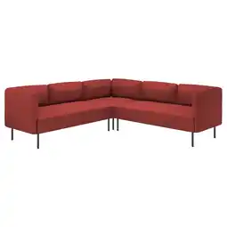IKEA Lillehem 4-seters modulhjørnesofa, Gunnared/rødbrun metall tilbud