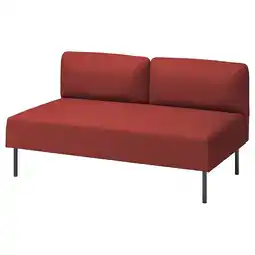 IKEA Lillehem 2-seters modul, Gunnared/rødbrun metall tilbud