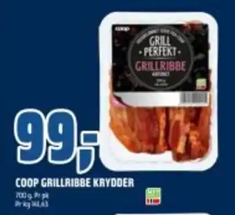 Coop Obs COOP grillribbe krydder tilbud