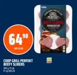 Coop Obs COOP grill perfekt beefy sliders tilbud