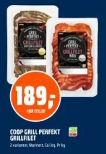 Coop Obs COOP grill perfekt grillfilet tilbud