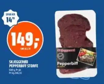 Coop Obs Skjeggerød pepperbiff storfe tilbud