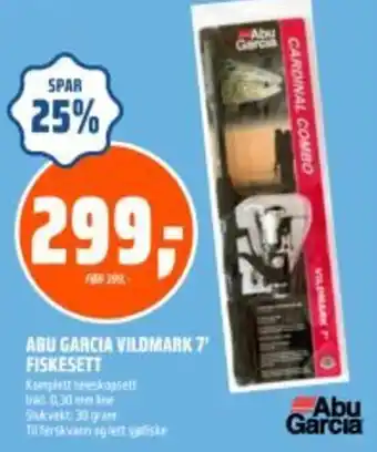 Coop Obs ABU GARCIA vildmark 7' fiskesett tilbud