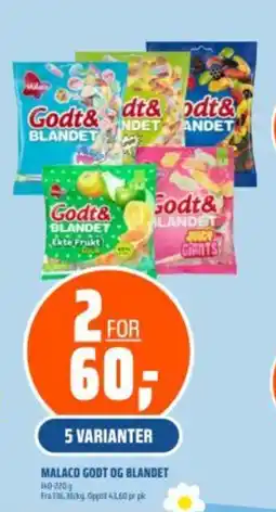 Coop Obs MALACO godt og blandet tilbud