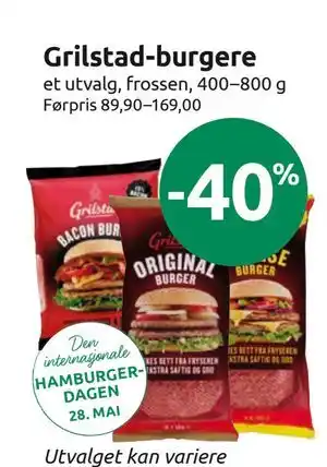 Joker Grilstad-burgere tilbud