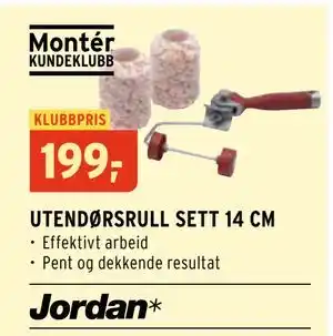 Montér UTENDØRSRULL SETT 14 CM tilbud