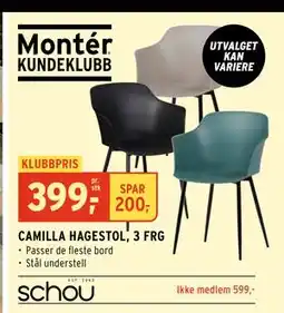 Montér CAMILLA HAGESTOL, 3 FRG tilbud